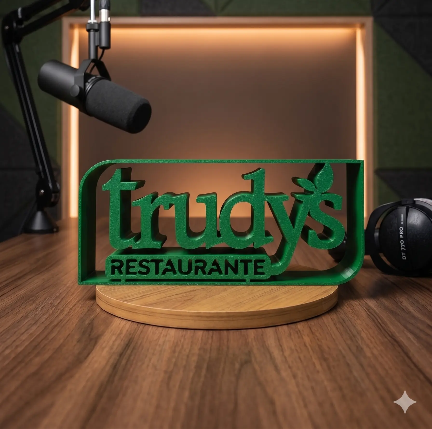 Logo Viva - Placa 3D