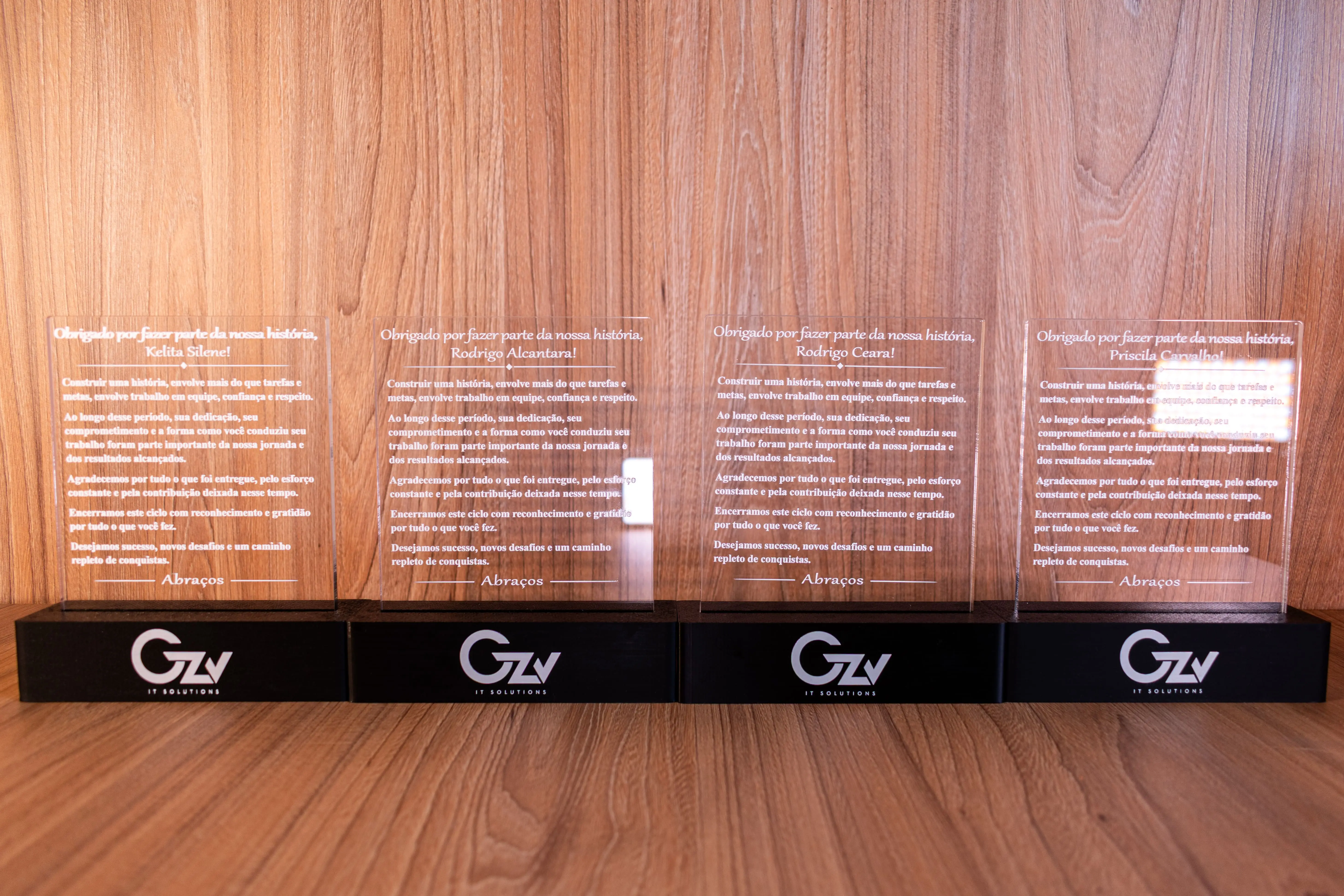 Placa de Reconhecimento — GZV IT Solutions