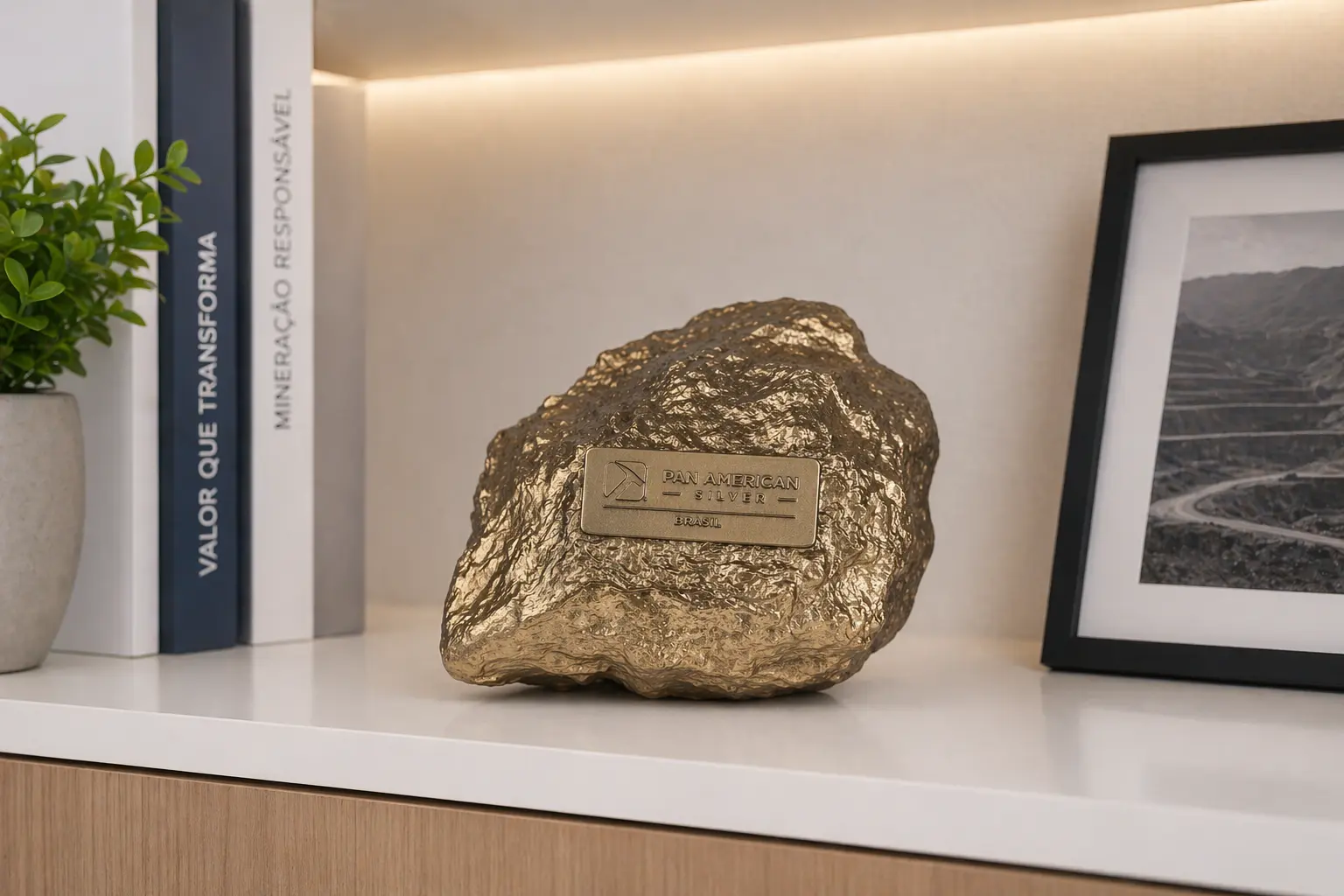 Troféu / Brinde Institucional — Pan American Silver Brasil