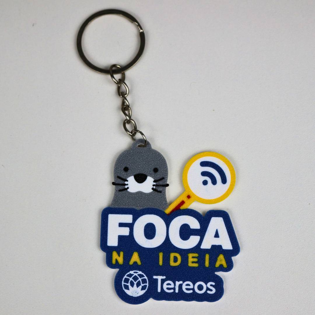 Chaveiro 2D Chapado — Logo, Mascote ou Personagem