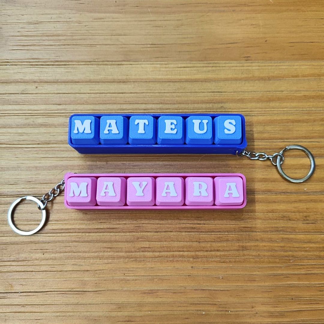 Chaveiro Clicker Personalizado com Nome