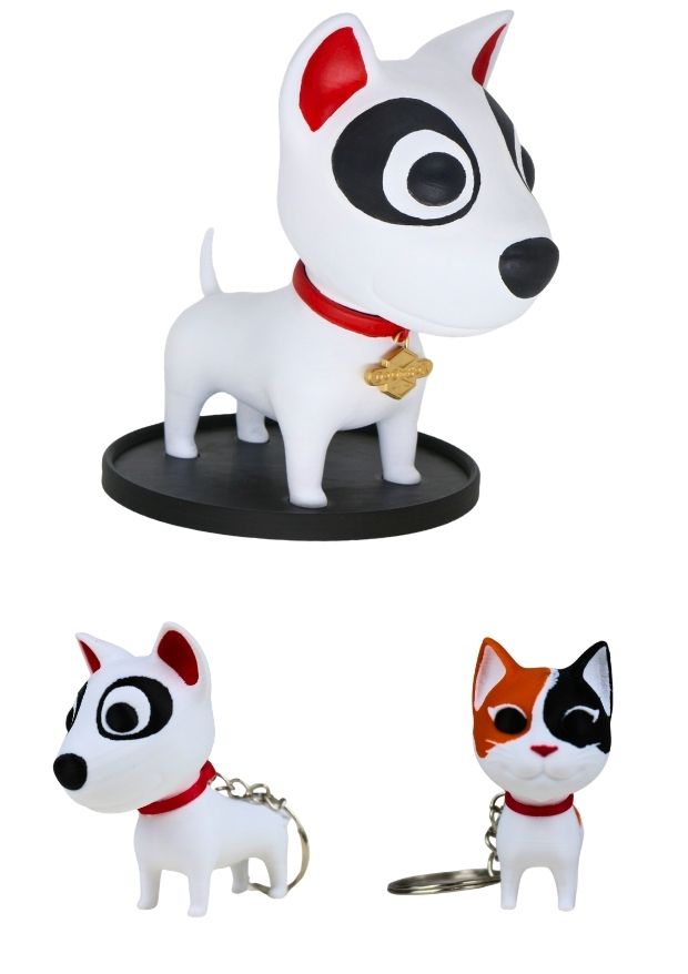 Chaveiro Miniatura Mascote Pet Tridimensional