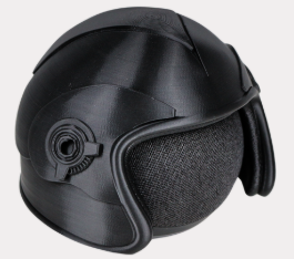 Suporte Alexa Echo Dot capacete Uber impressão 3D