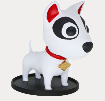Mascote de cachorro personalizado em impressão 3D da ArtTech 3D
